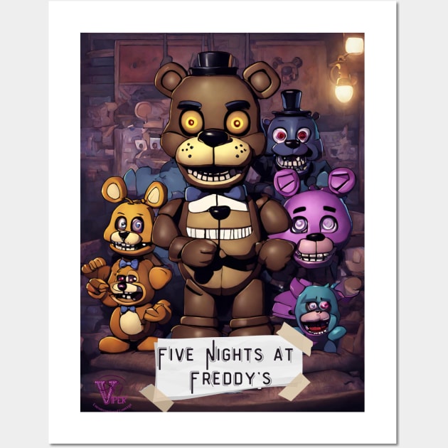 Five Night at Freddy's Wall Art by Viper Unconvetional Concept